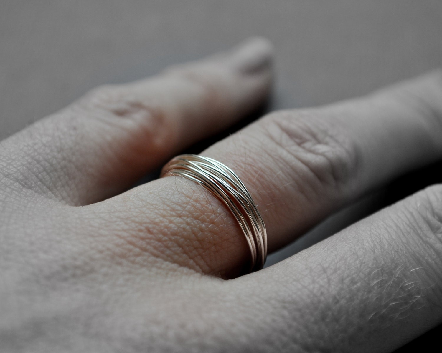 Ring. Modern Contemporary Simple Sleek Elegant Design. Sterling Silver Jewelry. Handmade by Epheriell on Etsy. Circe.