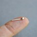 Earrings. Tiny Silver Studs. High Shine. Modern Contemporary Simple Elegant Design. Sterling Silver Jewelry. Handmade by Epheriell