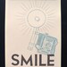 Smile Handprinted Letterpress Poster