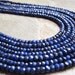 Blue Sapphire Rondelles Full 15 inch strand