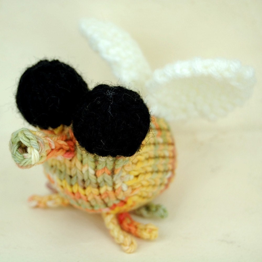 Gnit Gnat Amigurumi Plush Toy Knitting Pattern PDF Digital Download
