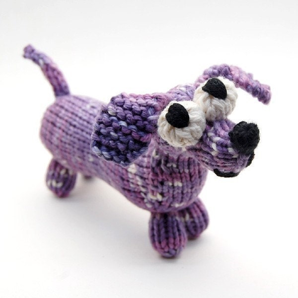 Wiener Dog Dachshund Amigurumi Knitting Pattern PDF Download