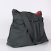 Pleated Bag, Shoulder Bag , Everyday Purse, Tote Bag , Gray, Red