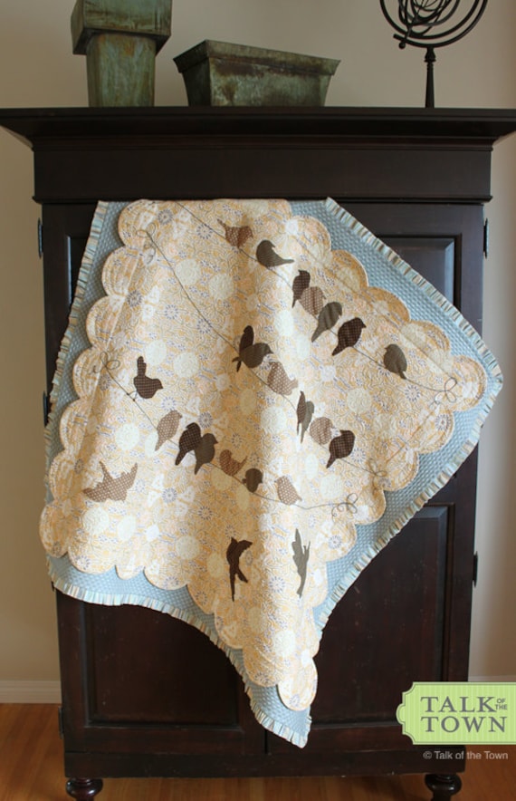 All a Twitter - Applique Quilt PDF