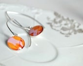 AUTUMN RUSH. Eclipse dangle earrings.    (Sterling Silver)
