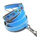 Loki Puppy Leather Dog Leash Sky Blue