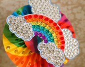 SUPER Blinged out Rainbow Wand