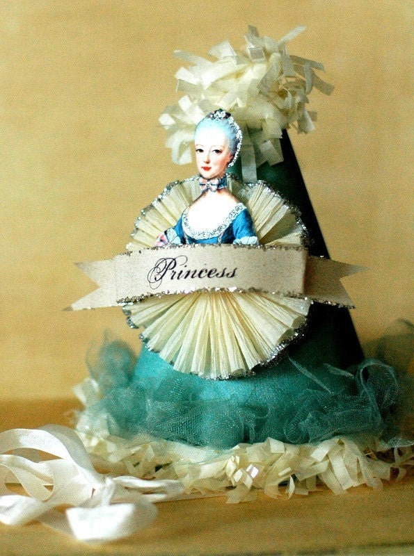 MARIE ANTOINETTE Tiffany Blue Princess Party Hat
