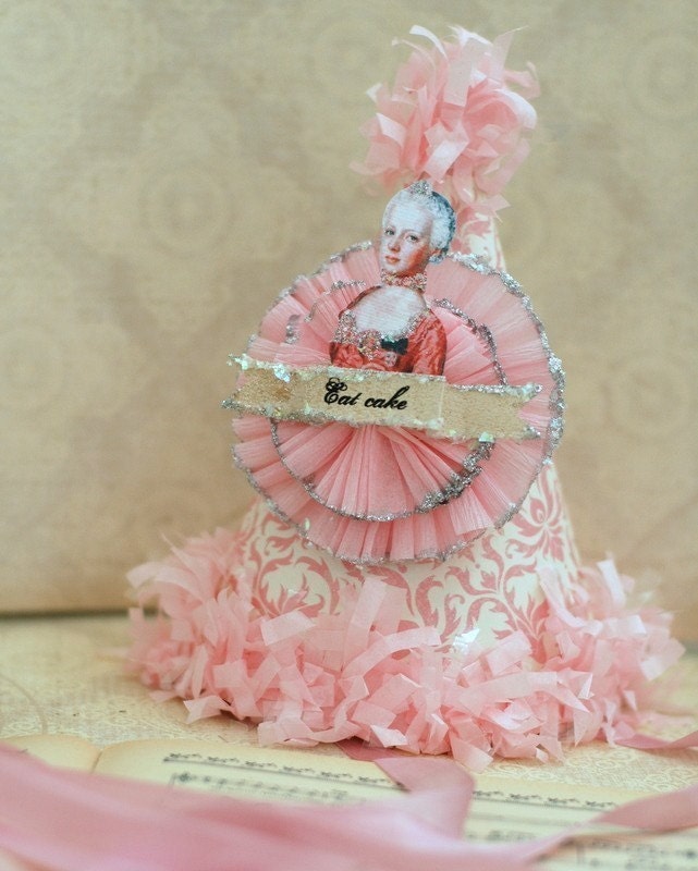 Eat Cake - MARIE ANTOINETTE Party Hat