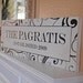 Wedding sign Custom name sign Personalized wood sign Painted 7x22 - Perfect Gift Idea - ETS-16