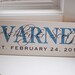 Personalized Family Name Sign Established Plaque Painted Wall Sign 7x22 - Perfect Christmas Gift Idea - ETS-22