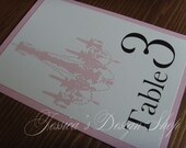 Custom Designed Table Numbers