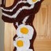 Bacon and Eggs Scarf