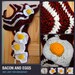 Bacon and Eggs Scarf