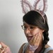 Lace Bunny Ears Headband Romantic Couture Rabbit Costume - the Hare