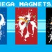 Mega Man Magnets - Set of 3