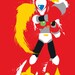 Mega Man X and Zero Splattery Posters
