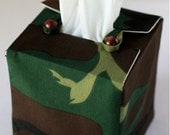 Camouflage Tissue Box Cover