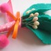 Adorable Green and Pink Boutonniere