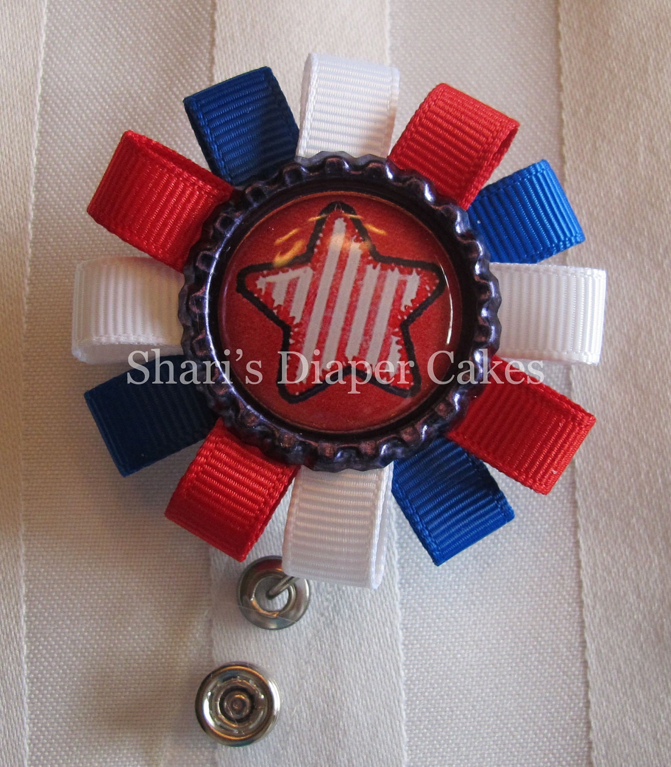 Patriotic I.D. Badge Reel