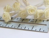 White Ribbon Roses- 10 pc