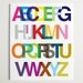 ModernPOP, Modern Alphabet Pop Art, An Alphabetic Ode to Helvetica