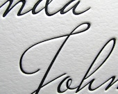Custom wedding invitations Handwriting Typography