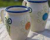 SALE Sunny Orange Mehndi Inspired Mug by Bunny Safari