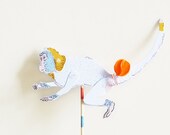 DIY Paper Puppet - MONKEY