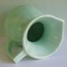 Vintage Farmhouse Pottery Pitcher or Vase in Light Green