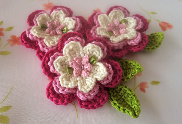 Pure cotton Applique--( 6 pcs ) PW-W379