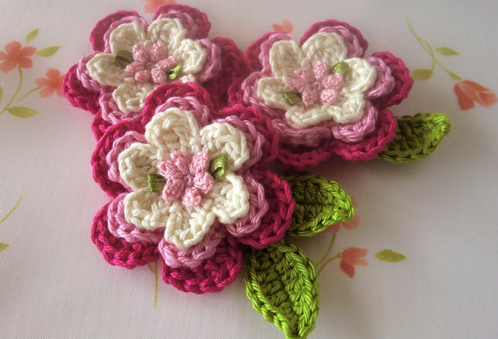 Pure cotton Applique--( 6 pcs ) PW-W379