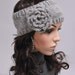 Grey Head Band with Flower