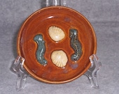 Handmade Ceramic Soap dish  Ocean theme Ceramics Pottery