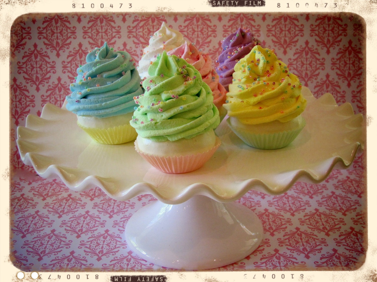 Fake Cupcakes Pastel Mini Cupcakes Set 12 "Sweet Spring" Collection Fab Photo Props Available Standard Size Just Convo us For Pricing