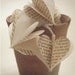 Vintage French Novel Paper Baubles