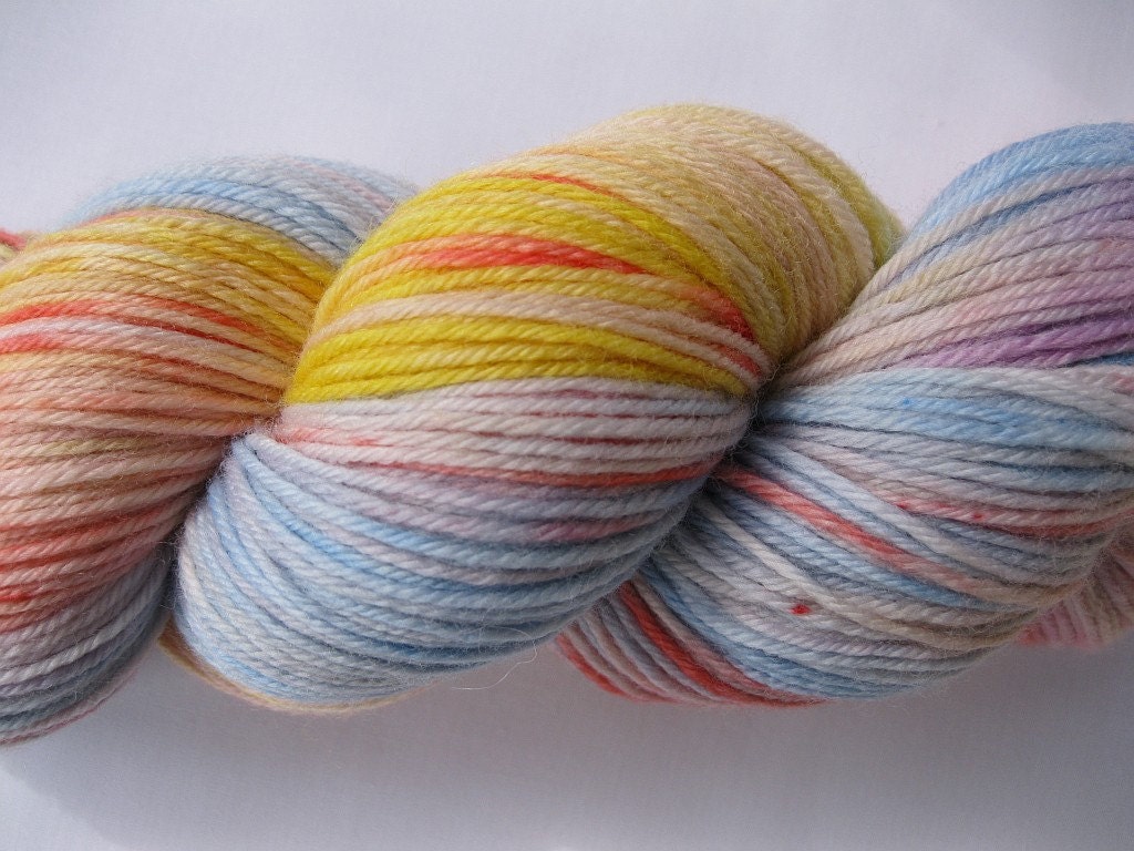 Precious Petals - Kettle Dyed Fingering Weight Luxury Yarn - 100g