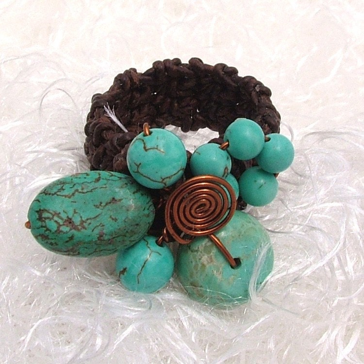 Crochet Ring With Stone