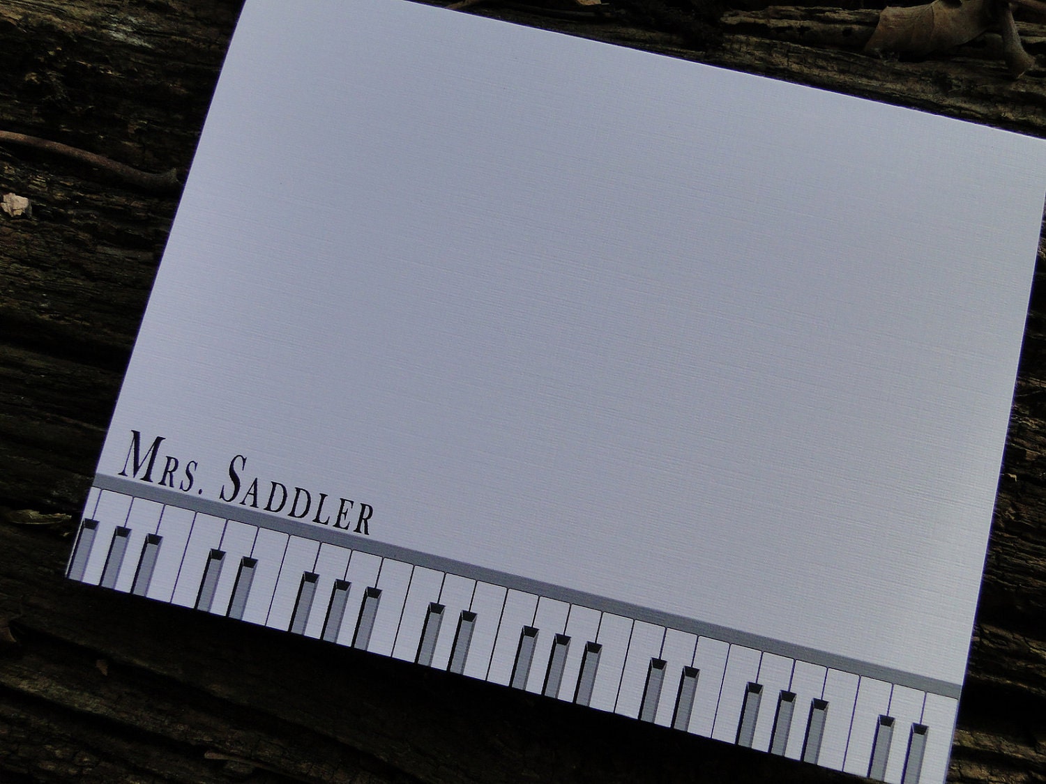 Custom Piano Keys Note Cards (set of 10) Il_170x135