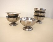 Vintage Silver Bowls // Ice Cream Parlor Bowls