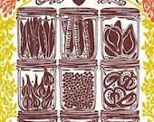 Keep Canning - Letterpress Print