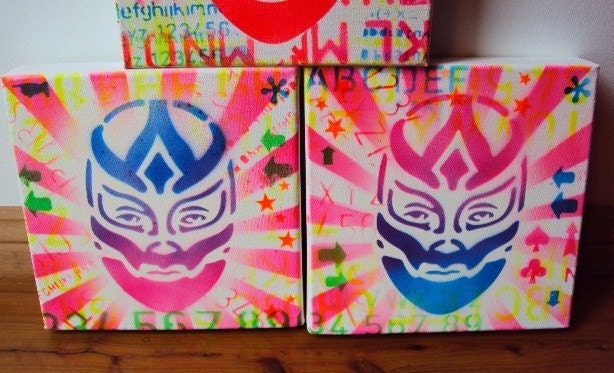graffiti mask artwork