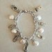 Filp Flop Sandal and Pearl Charm Bracelet