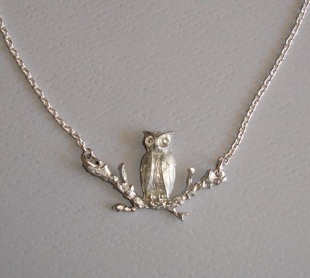 Handmade Owl Necklace - Wise Owl