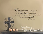 Harry Potter Wall Decal - Wall Stickers - Vinyl Decal Quote by Dumbledore 012-28
