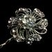 Gatsby Wedding Art Deco Style, Swarovki Crystal Hair Jewelry, Bridal Bobby Pin, Rhinestone Headpiece, SPIRAL