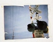 Urban No. 5 - polaroid emulsion lift original artwork