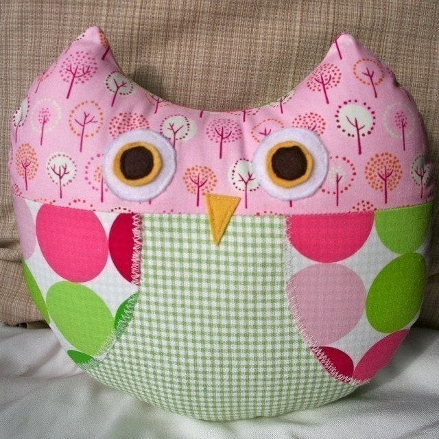 Max the Owl Pillow Plush Sewing Pattern PDF Cute, Simple, Fun