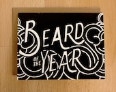 Beard of the Year Award Card