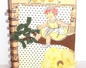Altered Art Journal - Vintage Pattern Baby - Coordinating Bookmark